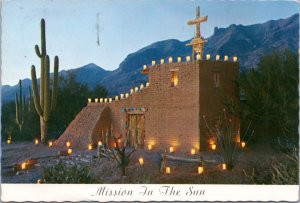 Postcard AZ Tucson - Mission in the Sun