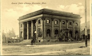 Hearst Public Library Anaconda Montana Postcard Bloom Bros