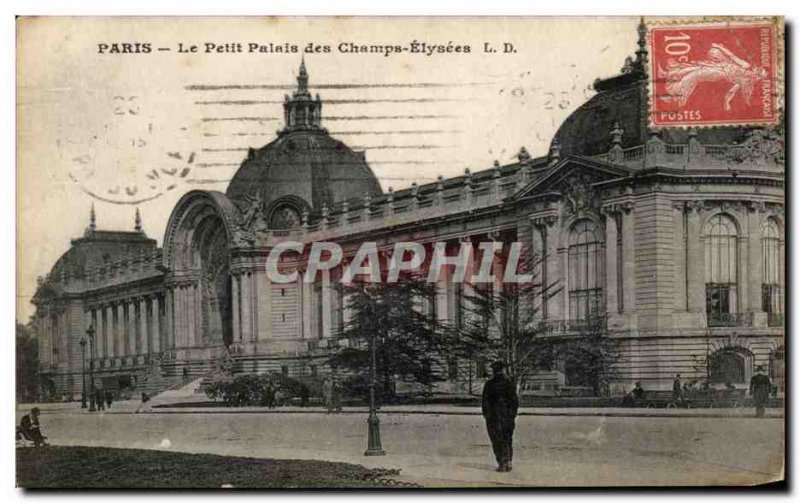 Old Postcard Paris Petit Palais des Champs Elysees