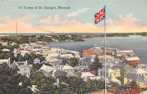Ye Towne of St George's Bermuda Postcard