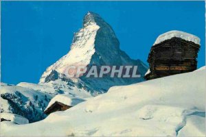 Postcard Modern Winkelmatten bei Zermatt Das Matterhorn