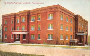 THE ALTRURIA VALPARAISO UNIVERSITY INDIANA RESTAURANT POSTCARD 1911