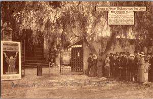 Entrance, San Gabriel Mission Playhouse CA Vintage Postcard P23
