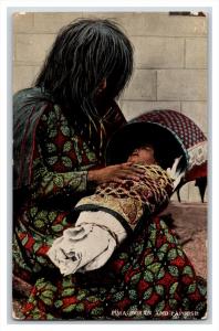 21970  Pima Indian with papoose