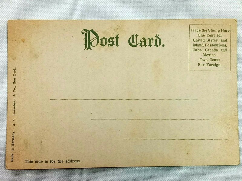 Vintage Postcard 1900's U.S. Naval Training Station Sham Battle Newport RI