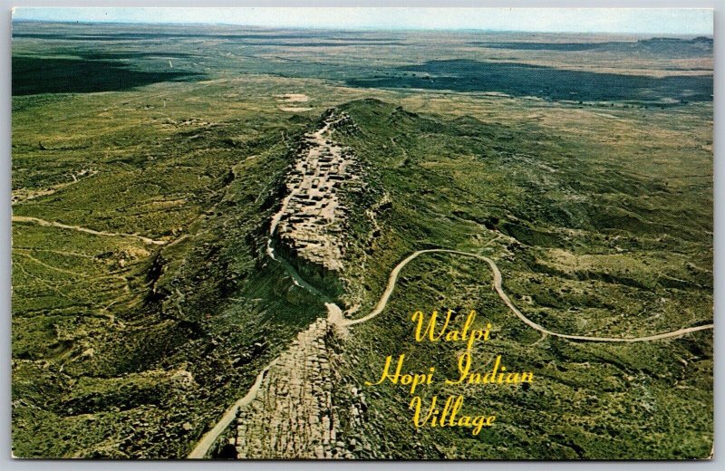 Vtg First Mesa Arizona AZ Hopi Village Of Walpi Navajo County Pueblo Postcard