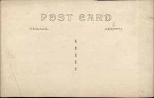 New Albany IN Tornado Ruins 1917 Real Photo Postcard