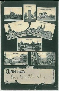 33934 - Postcards VINTAGE POSTCARD: GERMANY Germany - GREETINGS FROM Cham  -