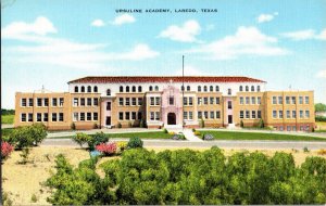 View of the Ursuline Academy, Laredo TX Vintage Postcard L47