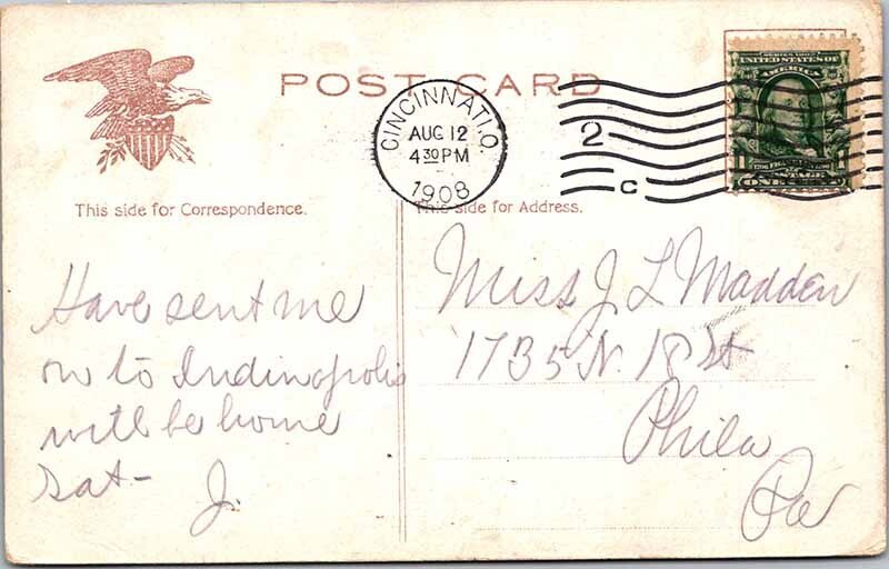 Postcard SHOP SCENE Cincinnati Ohio OH AM3481