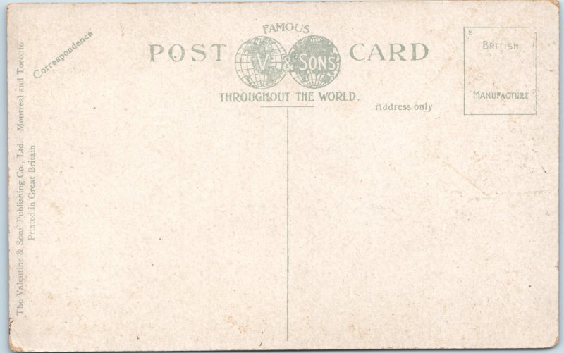 c1913 Moncton NB Petitcodiac River Postcard High Water 3-Mast Schooner Ship Pier