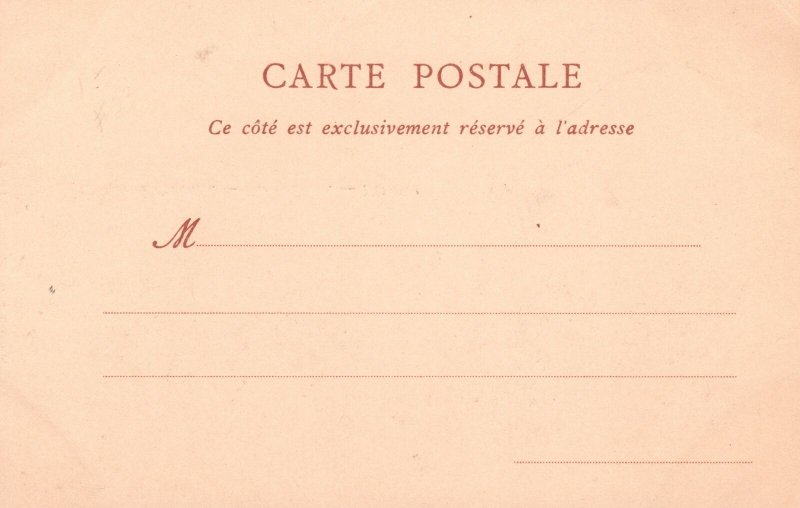 Vintage Postcard 1900's  Vue Generale Chateau de Chantilly France FR