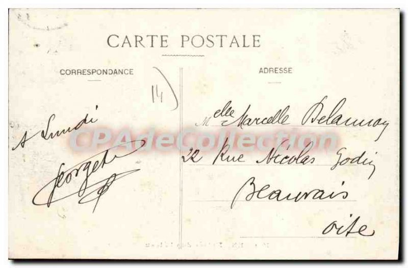 Postcard From Old Entree Caen Castle