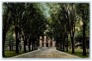 1909 State Hospital Building Tree Lined Utica New York NY Antique Postcard