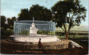Algeria Bône Annaba L'Autel St. Augustin Vintage Postcard C145