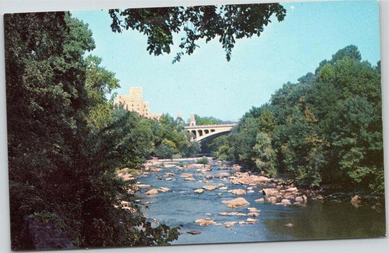 Brandywine Creek and Delaware Hospital Washington St Bridge Wilmington Delaware