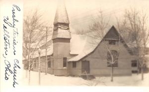 D24/ Wellston Ohio Postcard Real Photo RPPC c1940s Presbyterian Church