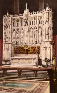 New York City The Cathedral Of St John The Divine The High Altar Albertype