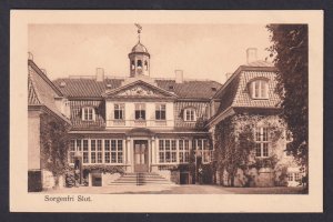 Vintage postcard Sorgenfri Castle royal residence Lyngby Denmark 1930s