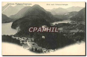 Old Postcard Schloss Blick Nach Hohenschwangau Hohenschwangau