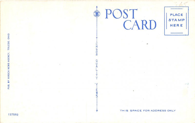 Toledo Ohio 1930s Postcard US Post Office Madison & 13th