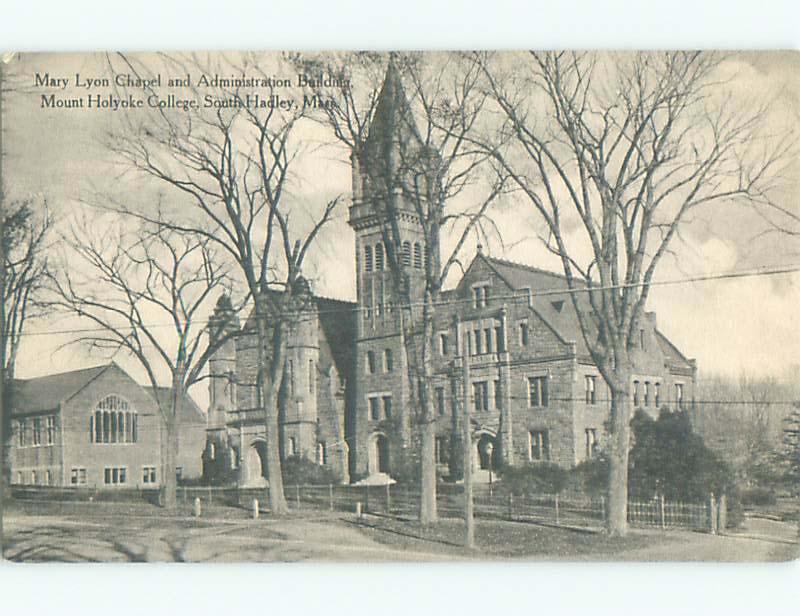 Div-Back ADMIN BUILDING AT MOUNT HOLYOKE COLLEGE South Hadley MA Q3194