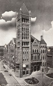 Syracuse New York, 1910 City Hall Government Building APC Pub. Vintage Postcard