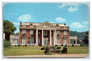 Vintage 1950's Postcard Governor's Mansion Charleston West Virginia