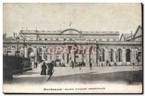 Old Postcard Bordeaux Mayor Advertisement Main facade of Milk & # 39Appenzell