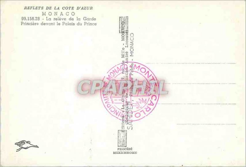 'Postcard Modern REFLECTIONS OF THE RIVIERA MONACO The rel�ve the Princely ...