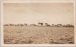 Esquimaux Pointe Quebec QC Canada Church Unused RPPC Postcard H59