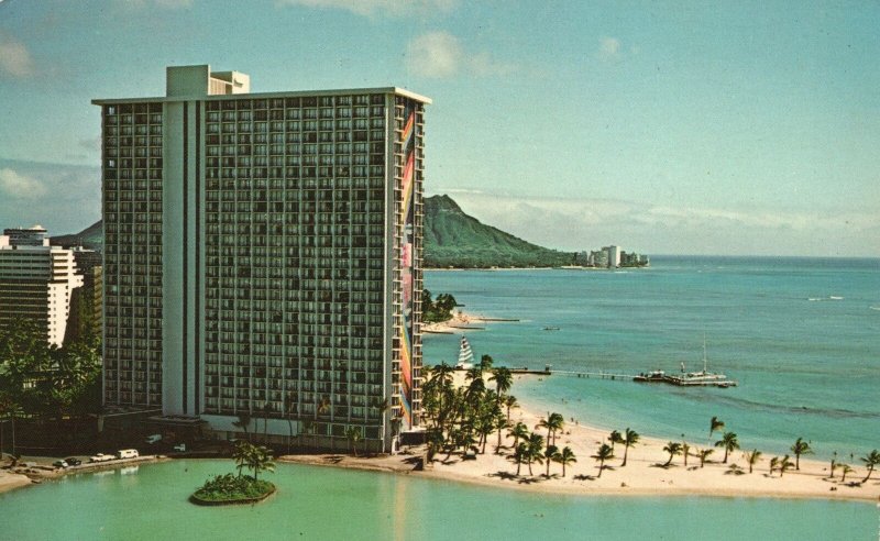 Vintage Postcard 1970'S Waikiki's Newest Rainbows 30 Stories High Oahu Hawaii HI