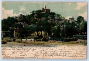 Hamburg Germany Postcard Houses in High Area Blankenese 1902 Antique Posted