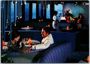 VINTAGE CONTINENTAL SIZED POSTCARD SKY LOUNGE AT THE PACIFIC HOTEL TOKYO 1974