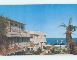 Damaged By Tape On Back Pre-1980 OCEAN MIST APT MOTEL Fort Lauderdale FL c3147