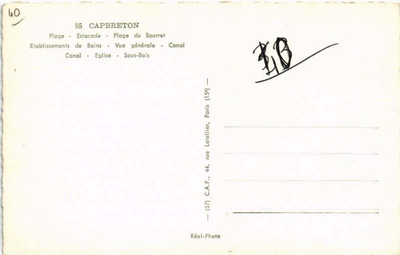 CPA Capbreton souvenir (1263692)