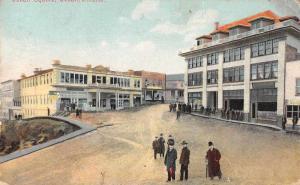 Cobalt Ontario Canada Cobalt Square Street Scene Antique Postcard J77052