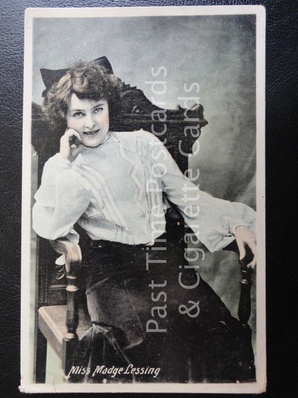 c1905 RPPC - Actress: Miss Madge Lessing