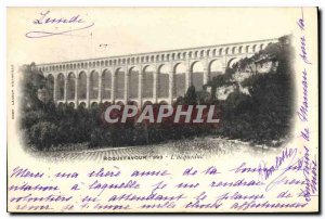 Old Postcard Roquefavour the aqueduct