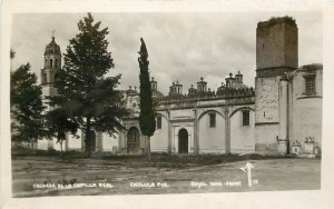 RPPC Postcard MF Photo 10 Cholula Pue Fachada De La Camilla Real Front Of Castle