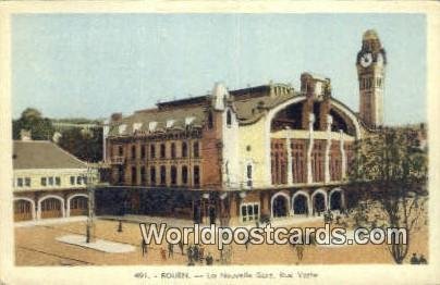 La Nouvelle Gare, Rue Verte Rouen, France, Carte, Unused 