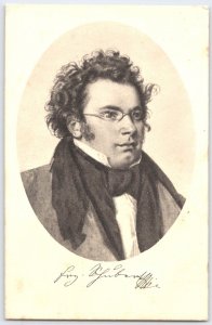 Antique Austrian Portrait Postcard Franz Schubert by Graphia Vienna