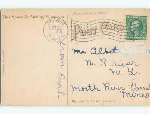 Pre-Linen comic MAN USING STILTS k3603