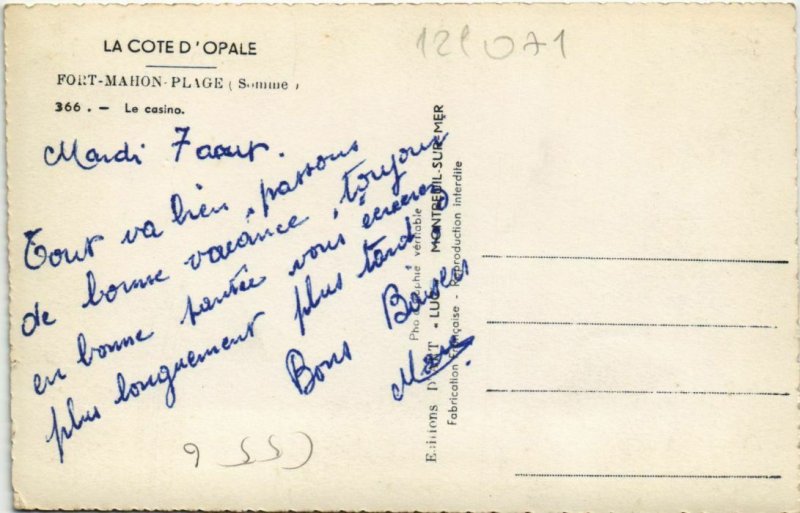 CPA FORT-MAHON-Plage - Le casino (121071)