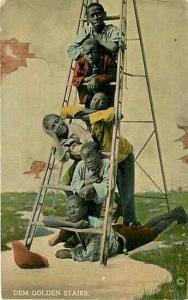 Black Americana, Black Kids on Ladder, Tichnor A-31437