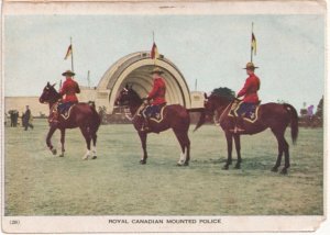 Royal Canadian Mounted Police Musical Ride, Vintage Folkard Bifold Postcard