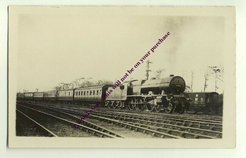 ry63 - LMS Steam Train no 6144 - postcard