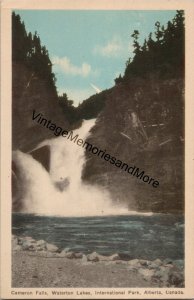 Cameron Falls Waterton Lakes International Park Alberta Canada Postcard PC209