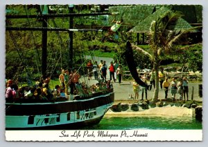 Sea Life Park Makapuu Pt. Hawaii Vintage Unposted Postcard