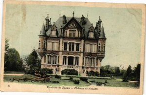 CPA Environs de flers .- Chateau de neuville (195947)